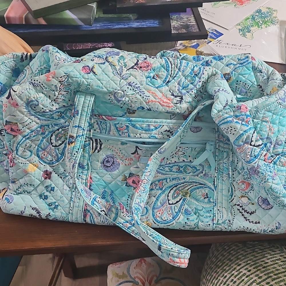 Floral Quilted Women Bag - Blue